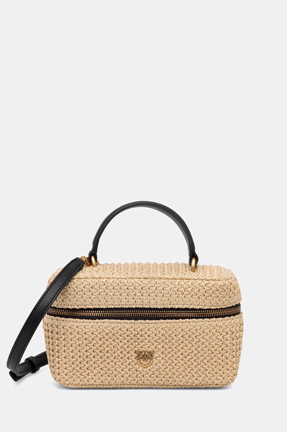 Pinko torebka crossbody damska beżowy 106382.A391