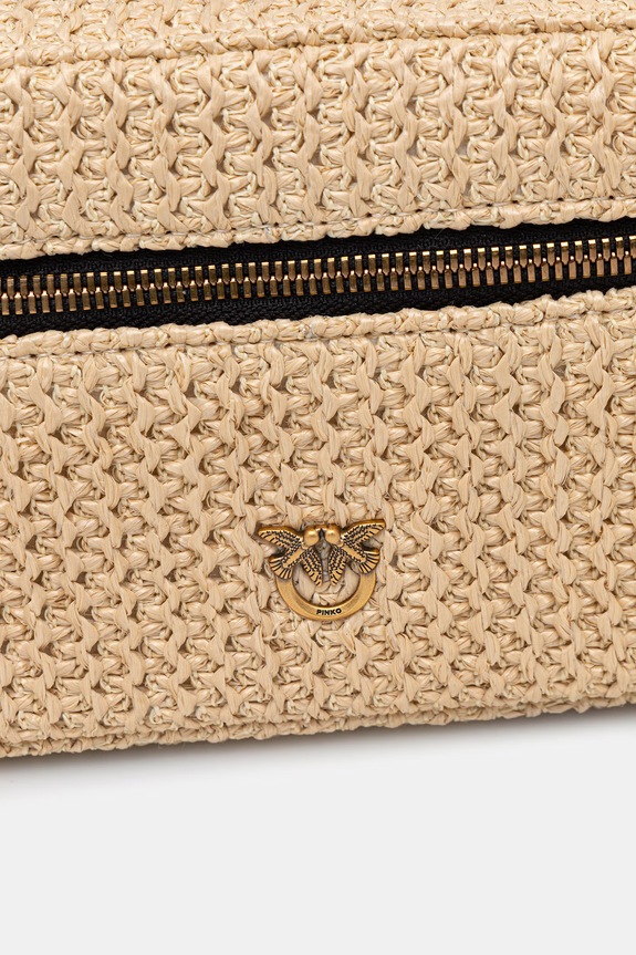 Pinko torebka crossbody damska beżowy 106382.A391