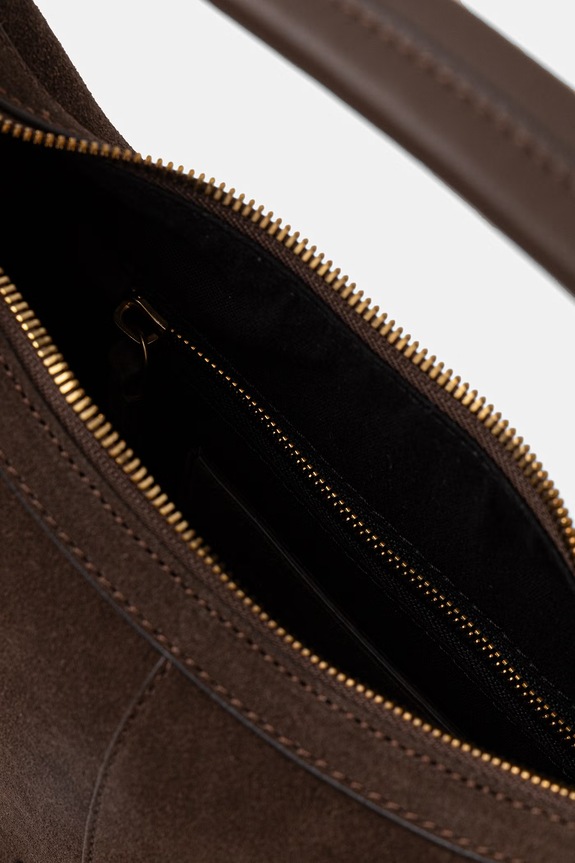 Marc O'Polo geantă crossbody pentru femei, din piele întoarsă 5000010926 maro