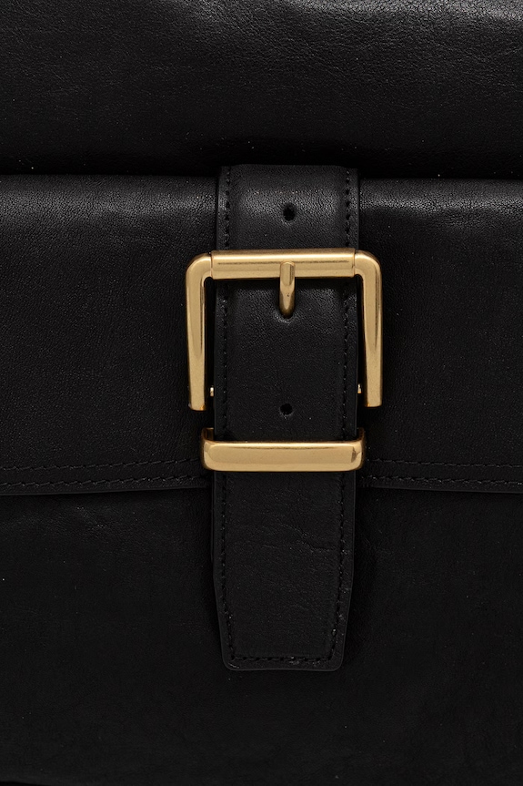 Accesorii Marc O'Polo geantă shopper pentru femei, din piele 5000010942 negru