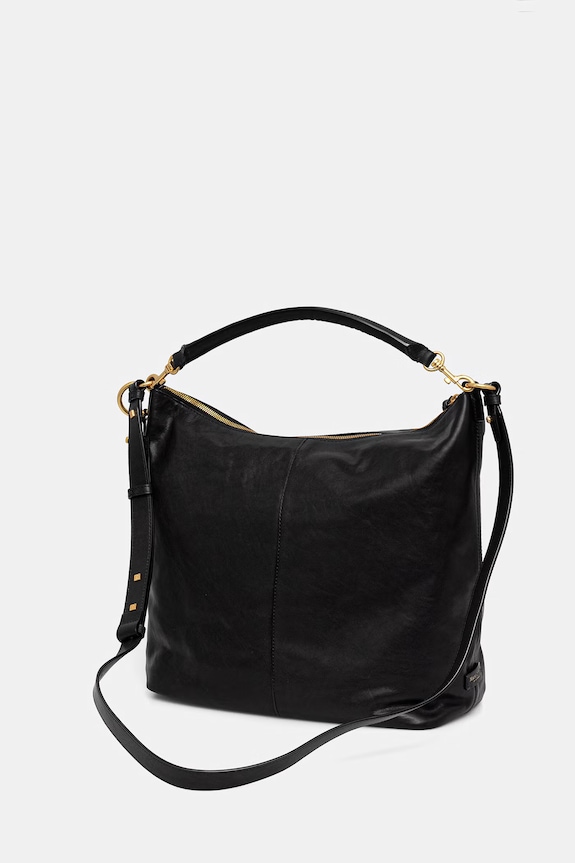 Marc O'Polo geantă shopper pentru femei, din piele negru 5000010942