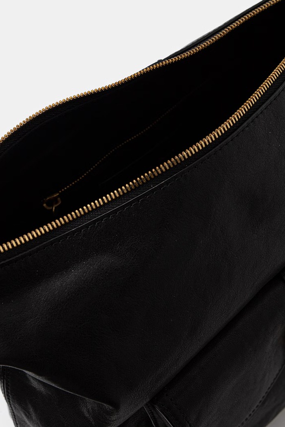 Marc O'Polo geantă shopper pentru femei, din piele 5000010942 negru