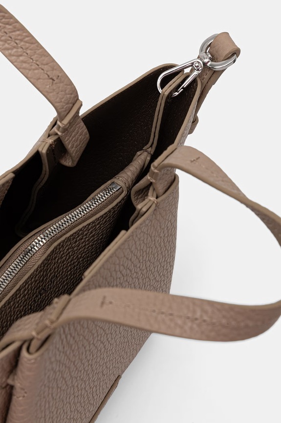 Marc O'Polo geantă crossbody feminină piele 5000010959 bej