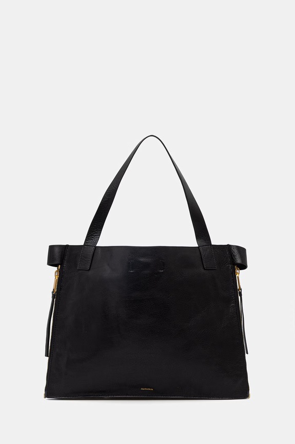 AllSaints bőr táska MARLO nappa bőr fekete W089XE