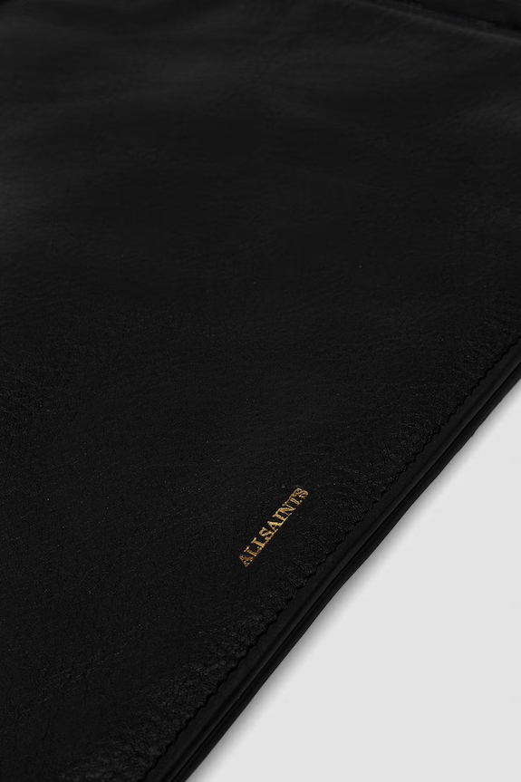 AllSaints bőr táska MARLO fekete W089XE