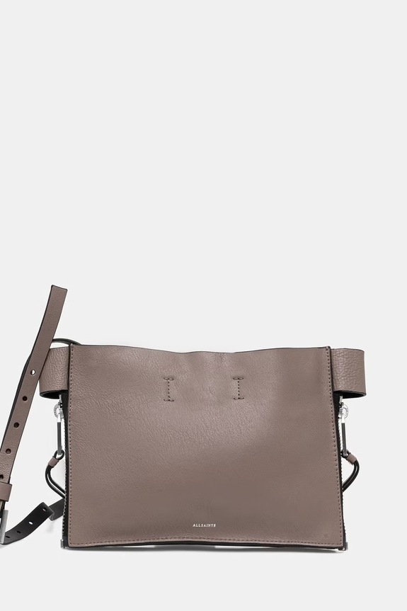 AllSaints listonoszka damska skórzana MARLO brązowy W091XE