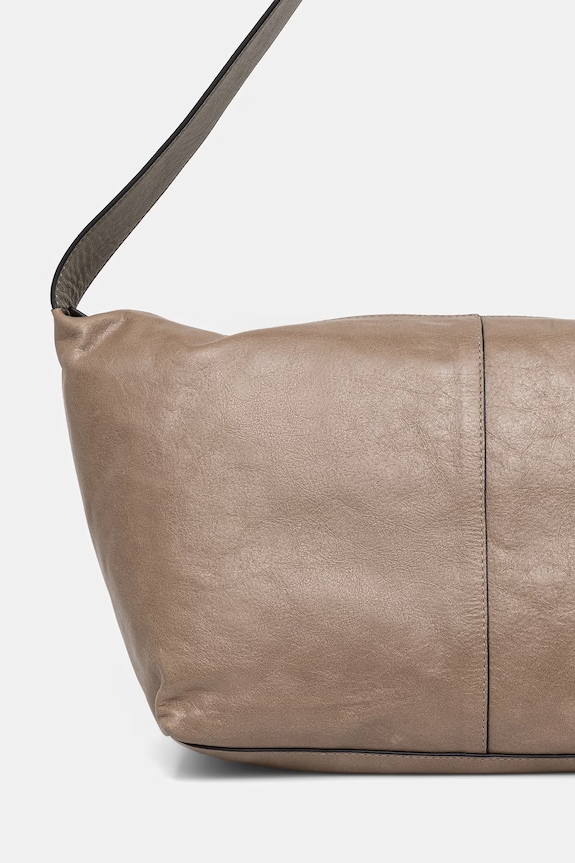 Akcesoria AllSaints torebka damska skórzana JEAN W131XE zielony
