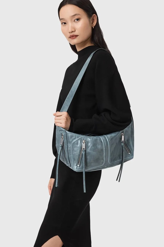 AllSaints сумочка жіноча шкіряна JEAN W131XE