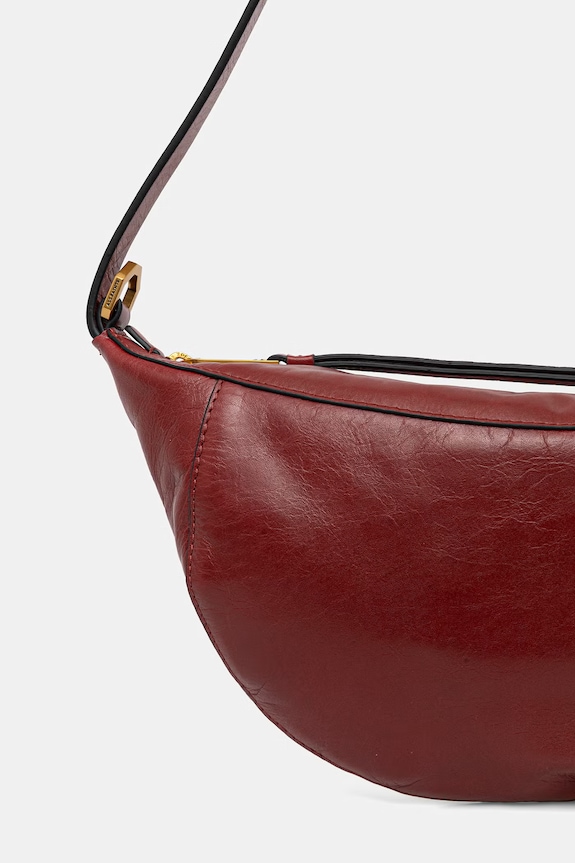 Kiegészítők AllSaints bőr táska LUNA W139XE piros