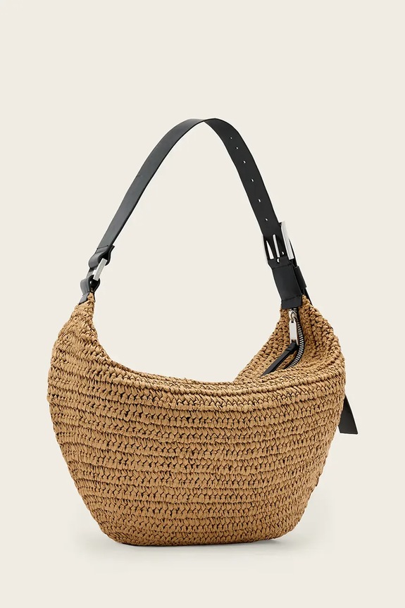 AllSaints geantă crossbody pentru femei LUNA W158XE maro SS26