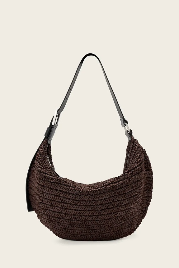 AllSaints crossbody torbica ženska LUNA rjava W158XE