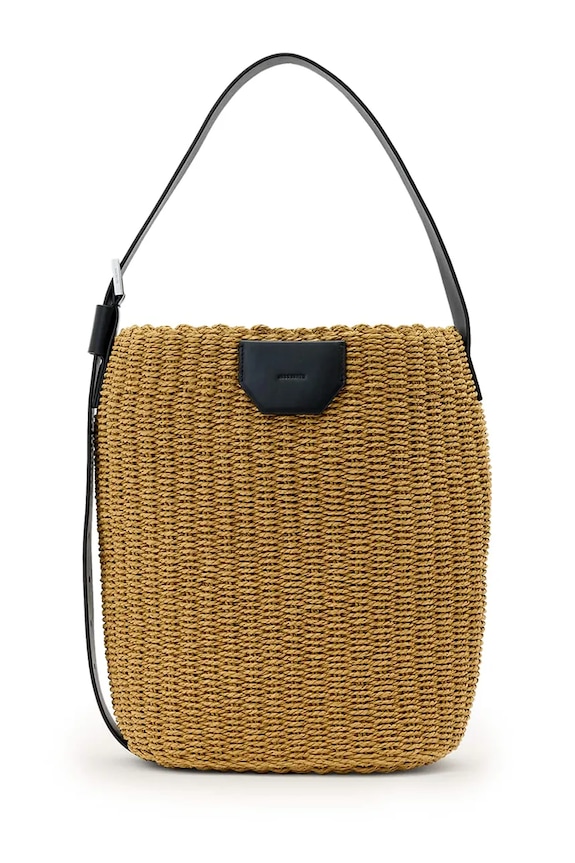 AllSaints γυναικείο καλάθι ALBA κίτρινο W161XE