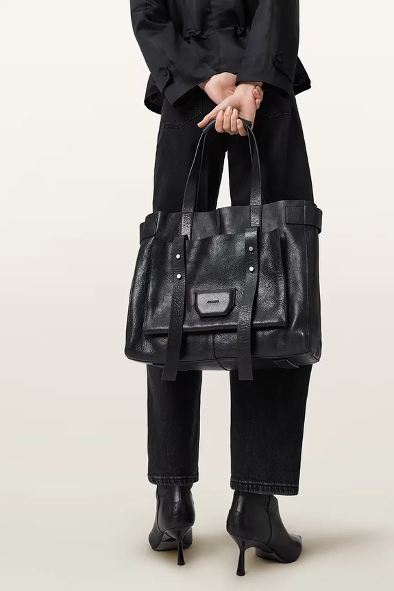 AllSaints torebka skórzana URSA W259XE