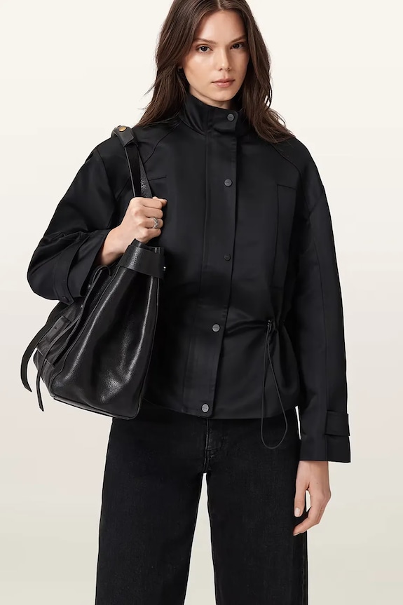 AllSaints torebka skórzana URSA W259XE
