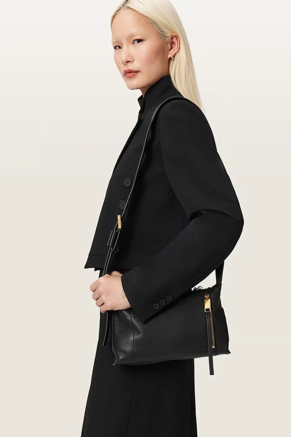 AllSaints torebka zamszowa ALBA W267XE
