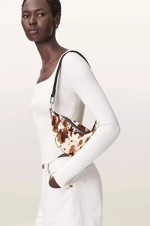 AllSaints torba za žene kožna LUNA W272XE