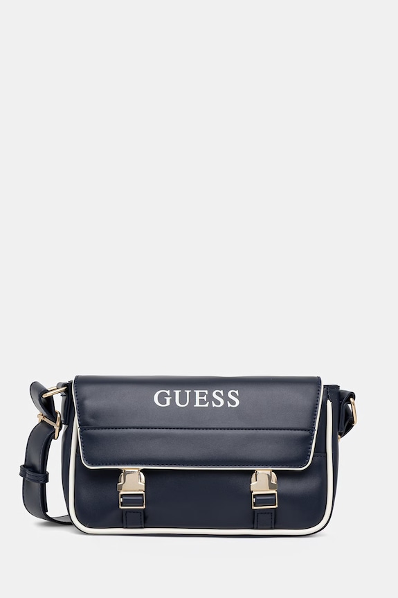 Kabelka Guess CLIO potlač tmavomodrá V6GZ03.W2110