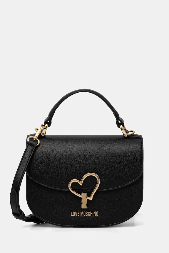 Love Moschino poșetă nu incape in A4 negru JC4135PP1OLQ0000