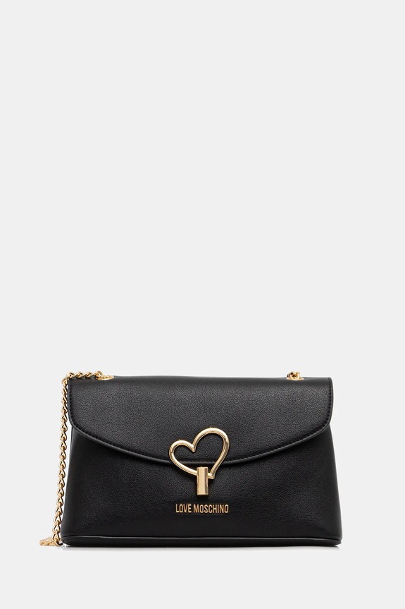 Love Moschino poșetă uni negru JC4138PP1OLQ0000