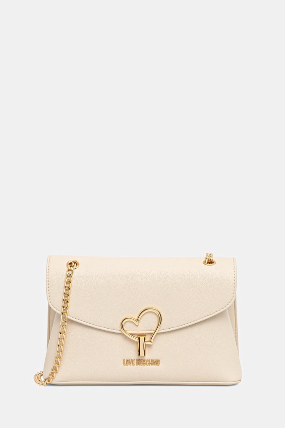 Love Moschino poșetă nu incape in A4 bej JC4138PP1OLQ0110