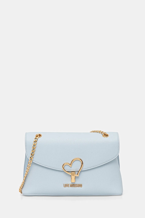 Love Moschino geantă uni albastru JC4138PP1OLQ0701