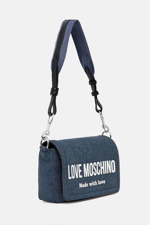 Love Moschino geantă de blugi JC4057PP1OLG170A bleumarin SS26