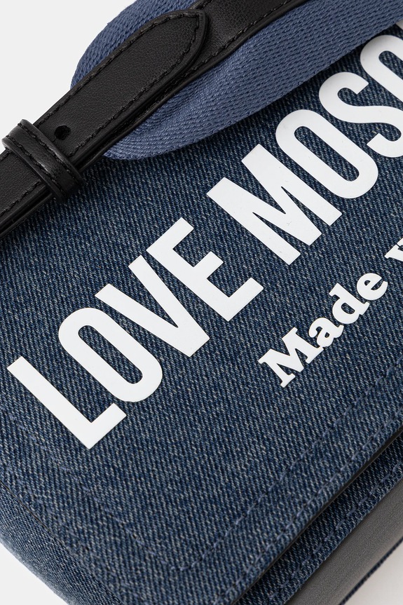Love Moschino geantă de blugi bleumarin JC4057PP1OLG170A