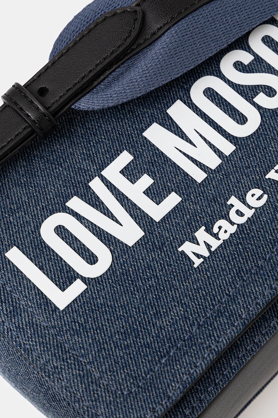 Love Moschino geantă de blugi bleumarin JC4057PP1OLG170A