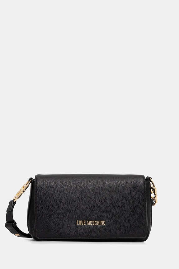 Love Moschino torebka nie mieści A4 czarny JC4008PP1OLB0000