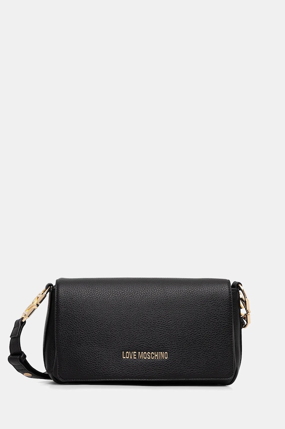 Love Moschino torebka nie mieści A4 czarny JC4008PP1OLB0000