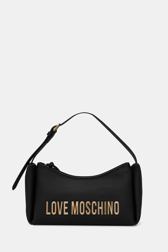 Love Moschino poșetă nu incape in A4 negru JC4106PP1OKD0000