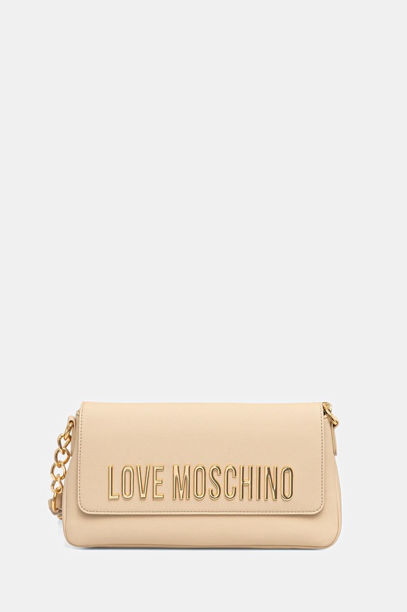 Love Moschino poșetă nu incape in A4 bej JC4109PP1OKD0129