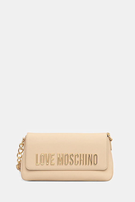 Love Moschino poșetă nu incape in A4 bej JC4109PP1OKD0129