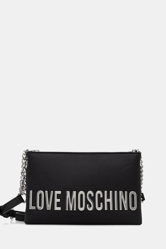Love Moschino poșetă nu incape in A4 negru JC4110PP1OKD000B