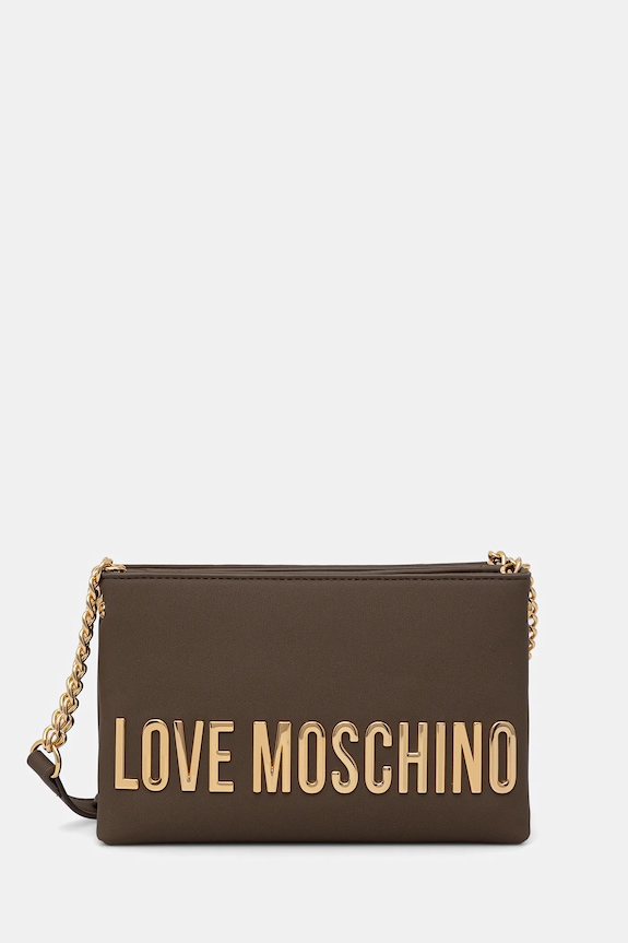 Love Moschino poșetă nu incape in A4 maro JC4110PP1OKD0203