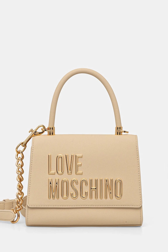 Kabelka Love Moschino imitácia kože béžová JC4024PP1OKD0129