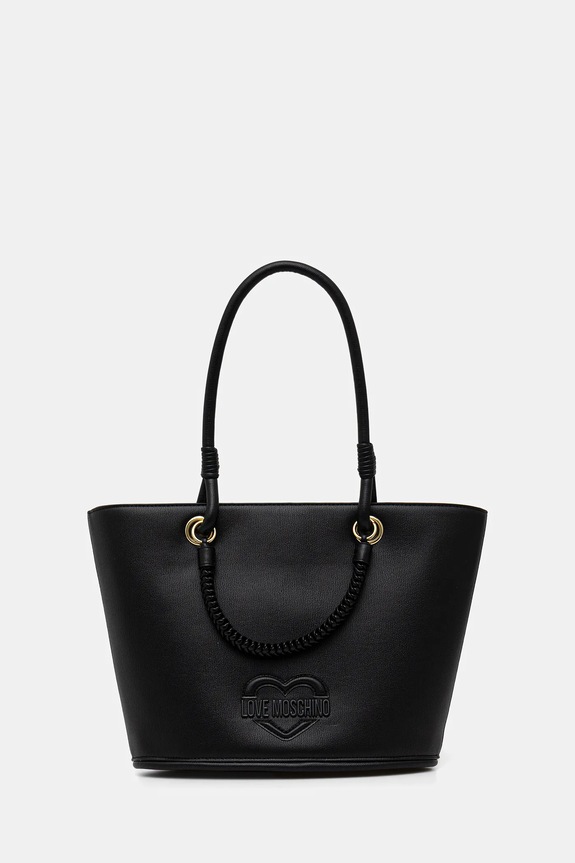 Love Moschino poșetă uni negru JC4099PP1OLL0000