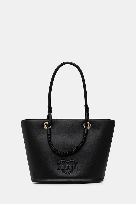 Love Moschino poșetă uni negru JC4099PP1OLL0000