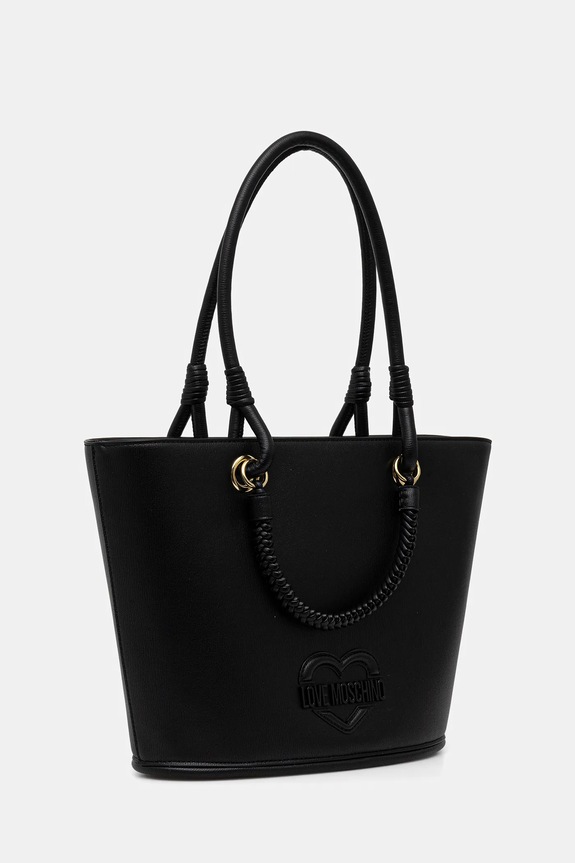 Love Moschino poșetă JC4099PP1OLL0000 negru SS26