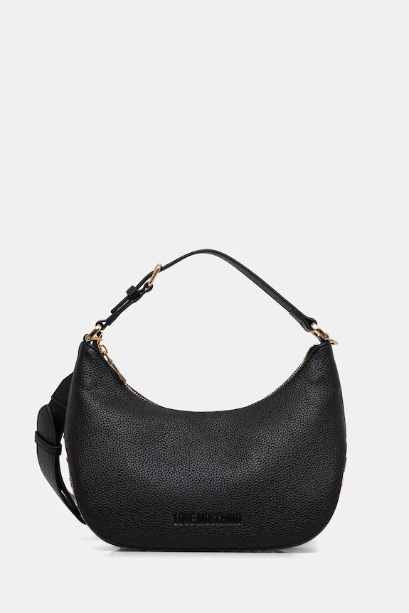 Love Moschino poșetă nu incape in A4 negru JC4018PP1OLT0000