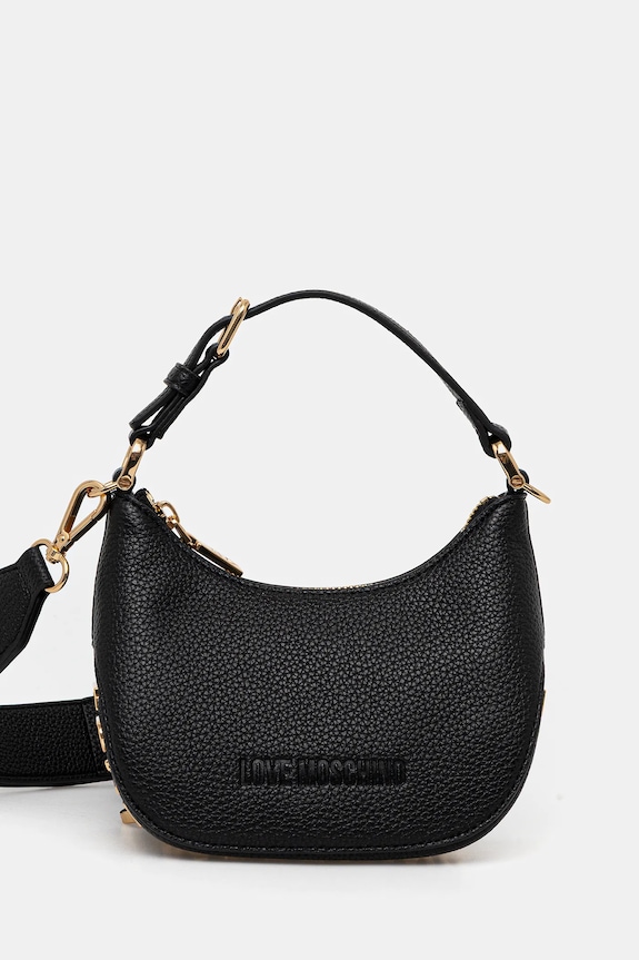 Love Moschino poșetă uni negru JC4019PP1OLT0000