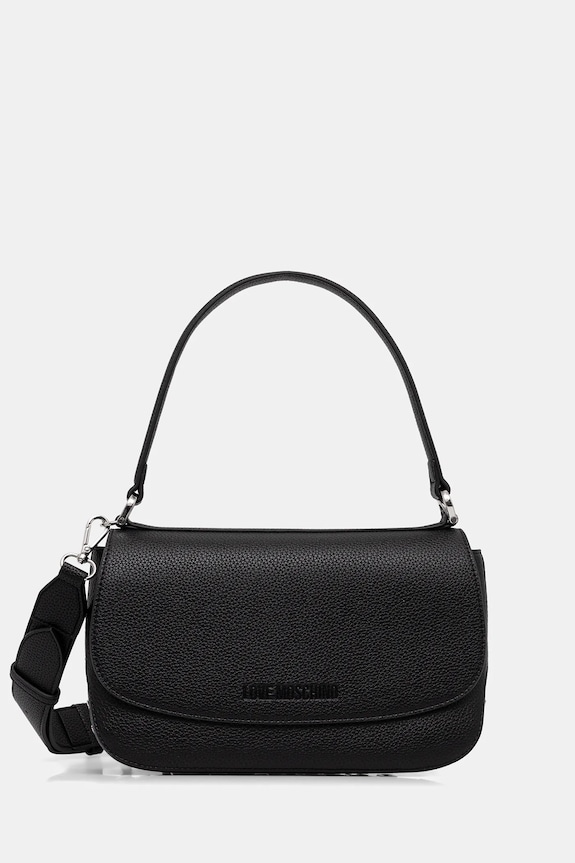 Love Moschino poșetă nu incape in A4 negru JC4123PP1OLT000B