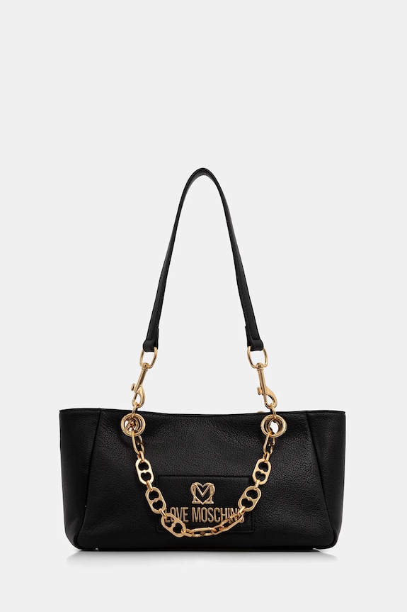 Love Moschino poșetă uni negru JC4165PP1OL1200A