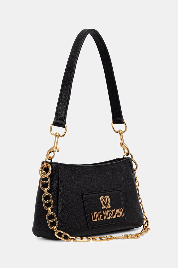 Шкіряна сумочка Love Moschino JC4167PP1OL1200A чорний SS26
