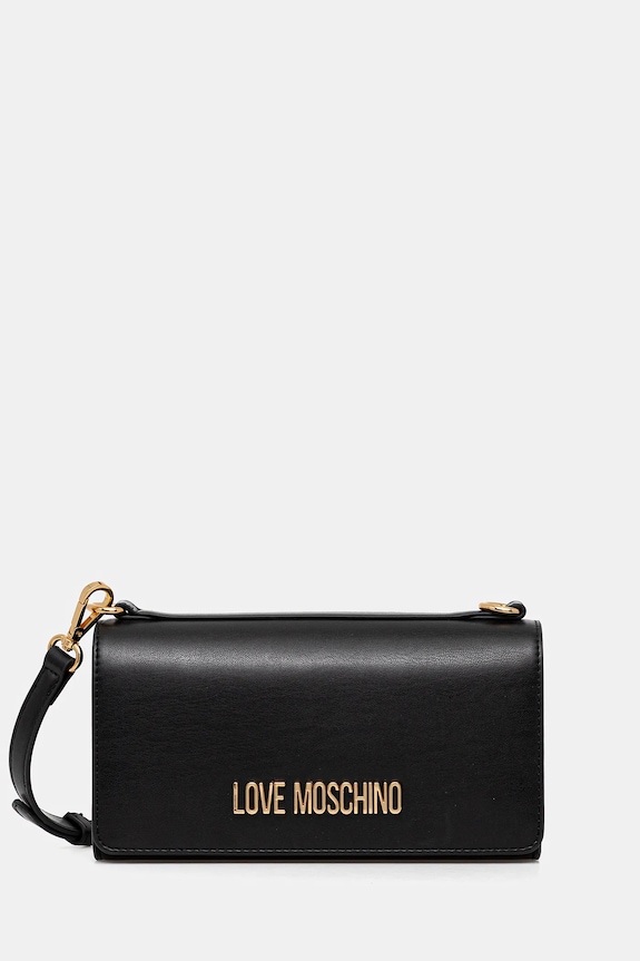Kabelka Love Moschino jednofarebný čierna JC4170PP1OLX0000