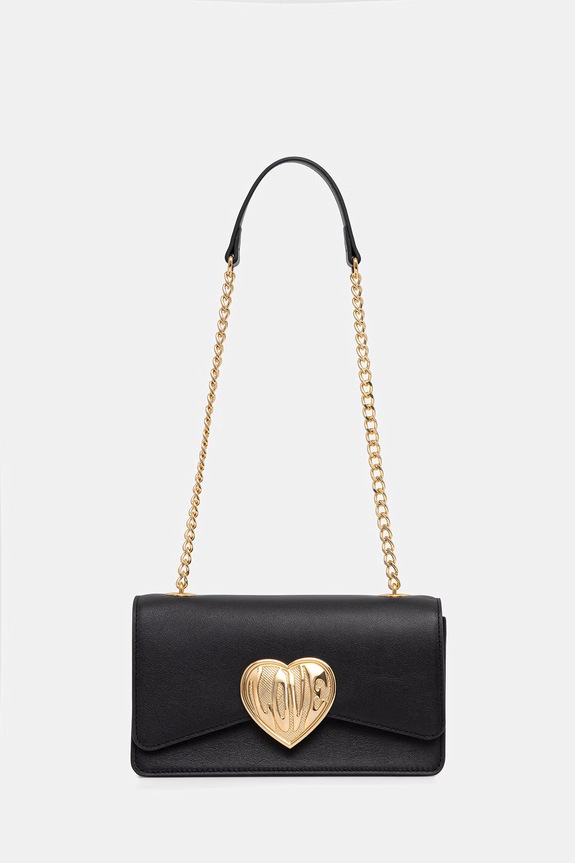 Сумочка Love Moschino кожа чёрный JC4147PP1OL1600A