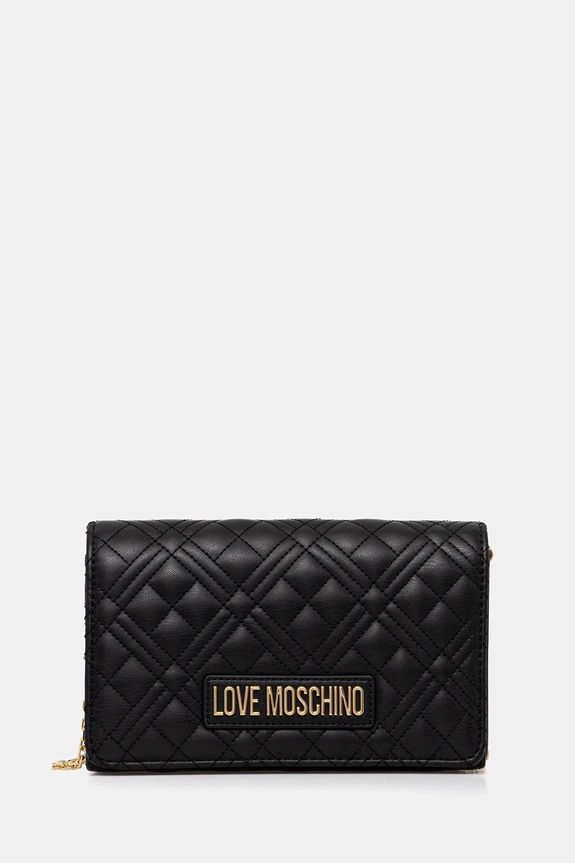 Kabelka Love Moschino imitácia kože čierna JC4079PP1OLA0000