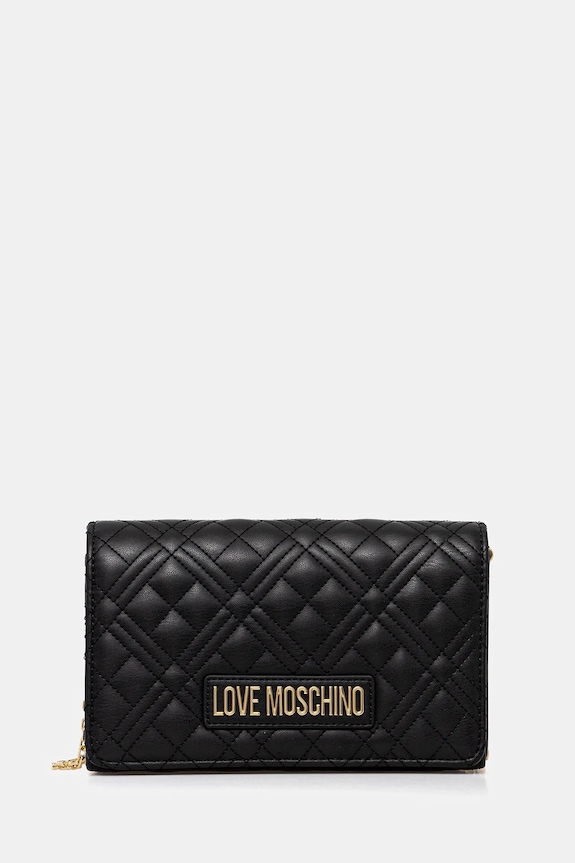 Kabelka Love Moschino imitácia kože čierna JC4079PP1OLA0000