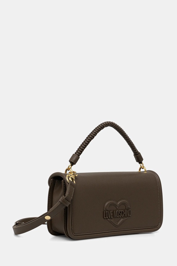 Love Moschino poșetă JC4096PP1OLL0203 maro SS26