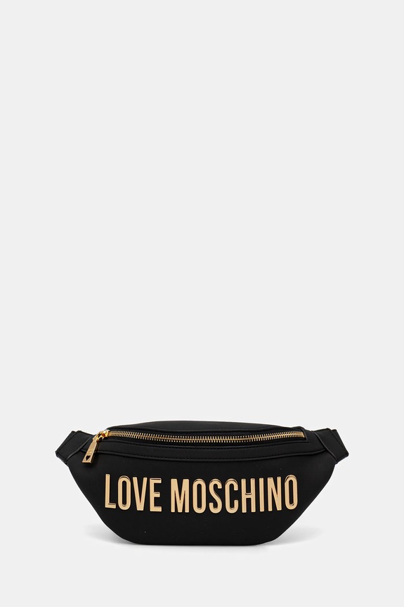 Love Moschino borsetă nu incape in A4 negru JC4195PP1OKD0000
